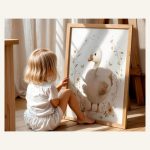 Babyzimmer-Poster Boho – im Kinderzimmer