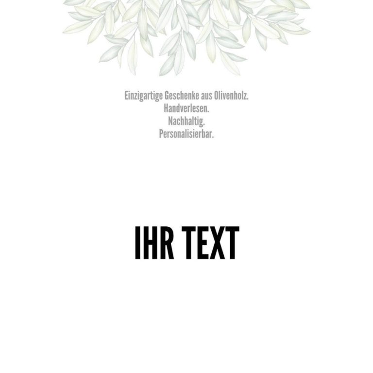 Grußkarten-Vorlage mit Platz für den persönlichen Text