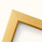 Bilderrahmen aus MDF-Holz mit Acrylglas – Ahorn-Optik