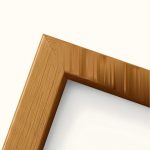 Bilderrahmen aus MDF-Holz mit Acrylglas – Eiche-Optik